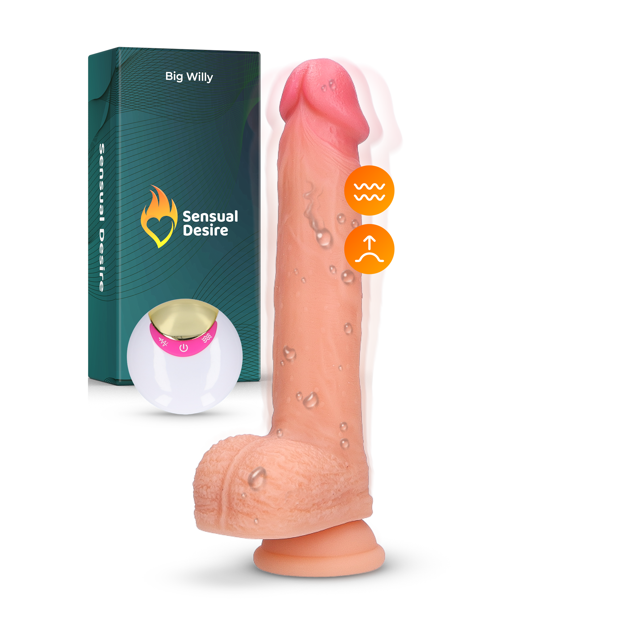 Sensual Desire® Big Willy - 3 in 1 Elektrische Dildo